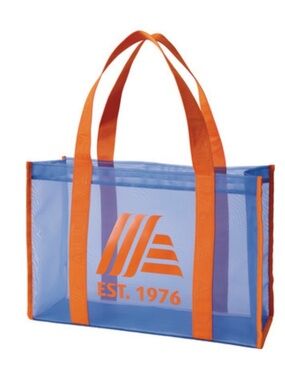 Aldi Tote Bag 50th Anniversary Large Mesh Utility Bag Blue NEW Limited Edition